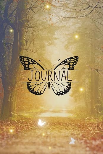 Fluttering Thoughts: A Fantasy Lined Journal